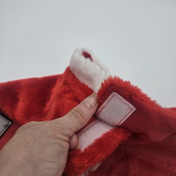 Santa Clause Suit Large Christmas Dog Coat Holiday Season Jacket Seasonal Outfit - Picture 4 of 6